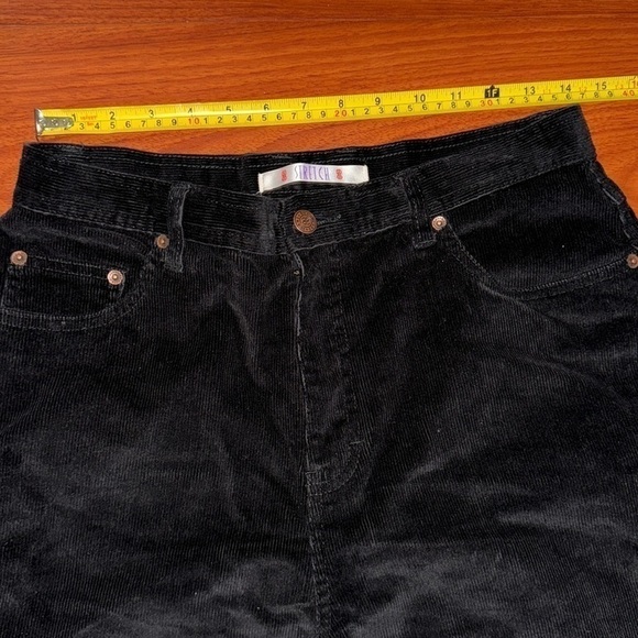 Straight leg velour velvet ribbed pants size 10p by bill blass jeanswear - Picture 4 of 7